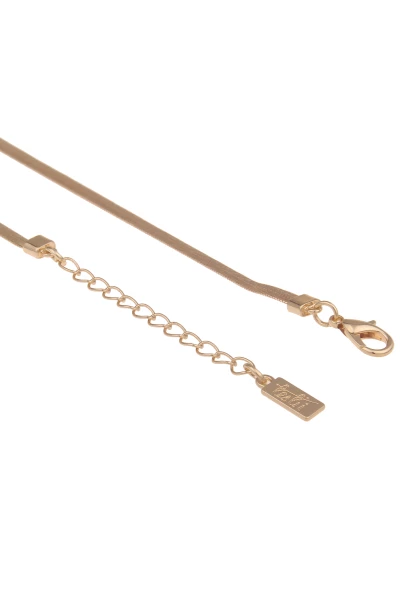Leslii Kurze Halskette Stein-Kugeln Gold Braun Top Angebot
