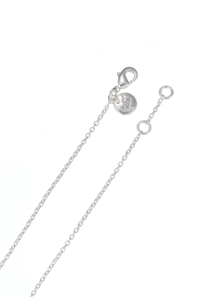 Leslii kurze Kette Recycled Kristall versilbert Zeitlich begrenztes Angebot
