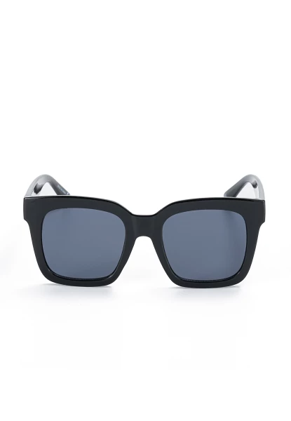 Leslii Sonnenbrille Damen schwarze Designerbrille Sunglasses Kunststoff Schwarz Tägliche Deals