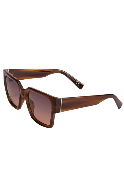 Leslii Sonnenbrille Retro Look Damen Sunglasses Designerbrille in Braun Sonderangebote