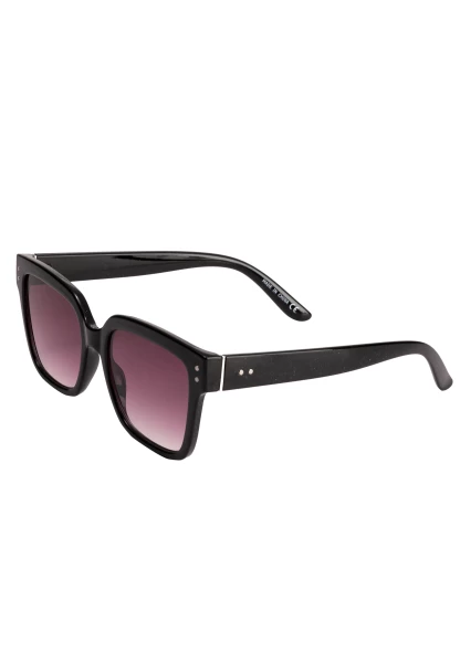 Leslii Sonnenbrille Big Retro Damen Sunglasses Designerbrille in Schwarz Riesige Ersparnisse