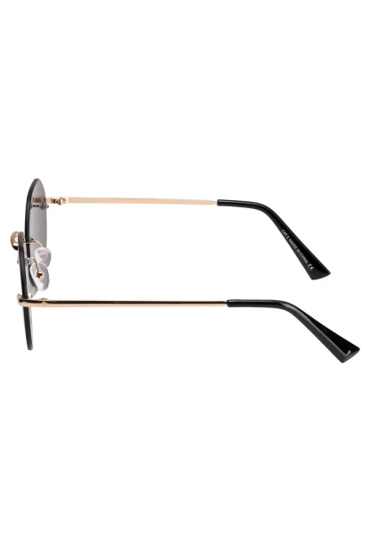 Leslii Sonnenbrille rahmenlose Damen Sunglasses Designerbrille rhimless in Gold VIP-Rabatte