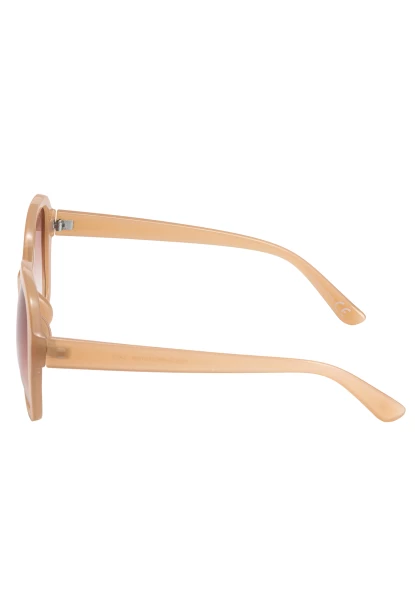 Leslii Sonnenbrille Retro Look Damen Sunglasses Designerbrille in Beige Begrenzte Freigabe