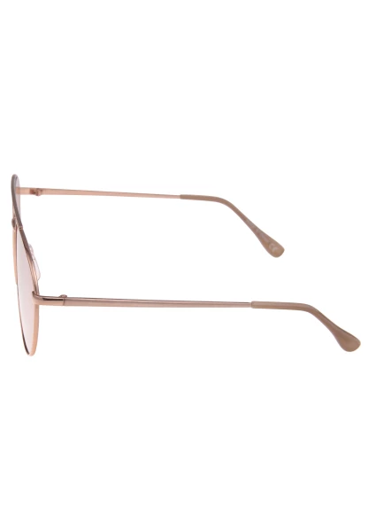 Leslii Sonnenbrille Damen Piloten-Brille Doppelsteg Designerbrille Sunglasses Metall Roségold JETZT KAUFEN