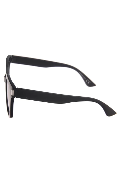 Leslii Sonnenbrille Damen Statement schwarze Designerbrille Sunglasses Kunststoff Schwarz Letzter Tag
