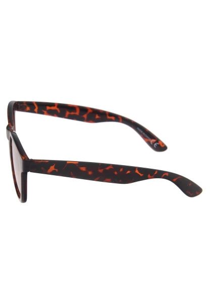 Leslii Sonnenbrille Damen Smart braune Hornlook-Brille Designerbrille Sunglasses Kunststoff Braun Nur noch ein Tag übrig