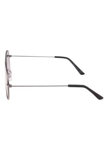 Leslii Sonnenbrille Damen Piloten-Brille Doppelsteg Designerbrille Sunglasses Metall Schwarz Silber Riesige Rabatte