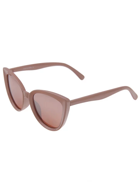 Leslii Sonnenbrille Cateye Damen Sunglasses Designerbrille in Altrosa Im Verkauf