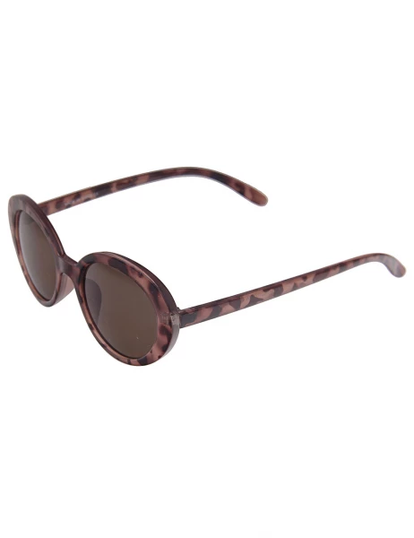 Leslii Sonnenbrille Retro Horn-Look Damen Sunglasses Designerbrille in Braun 50% Rabatt für begrenzte Zeit