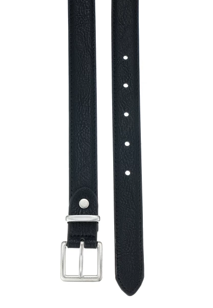 Leslii schmaler Gürtel Leder/PU | Schwarz Günstiger Verkauf