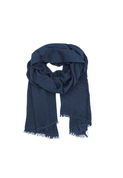 Leslii Schal Uni Viskose Bambus in Navy 50% Rabatt für begrenzte Zeit