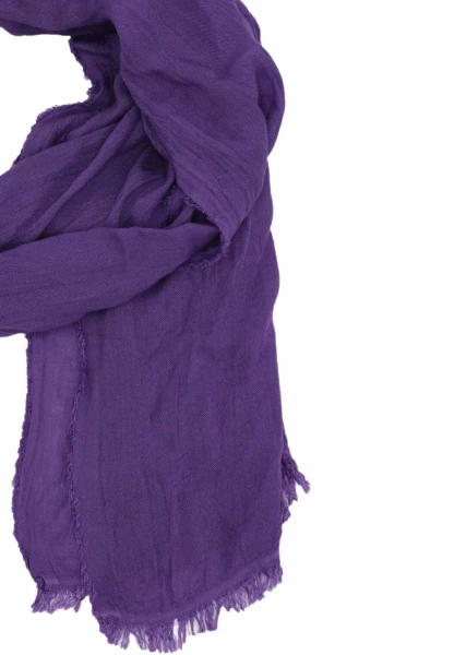 Leslii Schal Uni Viskose Bambus Natur-Schal lila Schal einfarbig nachhaltig Bamboo Lavendel Neuheiten