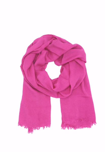Leslii Schal Uni Viskose Bambus Natur-Schal pinker Schal einfarbig nachhaltig Bamboo Magenta Bestseller
