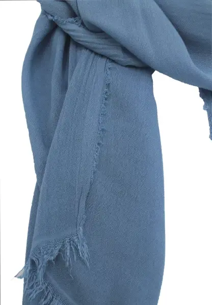 Leslii Schal Uni Viskose Bambus Natur-Schal hellblau Schal einfarbig nachhaltig Bamboo Blau VIP-Rabatte