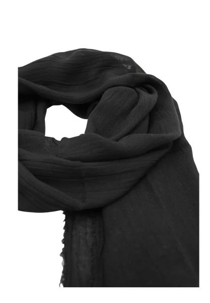 Leslii Schal Uni Viskose Bambus Natur-Schal schwarzer Schal nachhaltig Bamboo Schwarz Wochenangebot