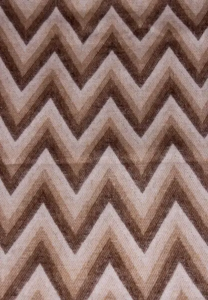 -50% SALE Leslii Schal Zickzack-Muster gemusterter Fransen-Schal Muster-Schal in Braun Beige Zeitbegrenzte Promotion