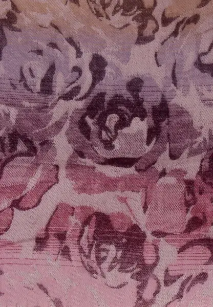 -50% SALE Leslii Schal Blumen-Muster Rosen gemusterter Fransen-Schal Muster-Schal in Pink Lila Bis zu 65% Rabatt