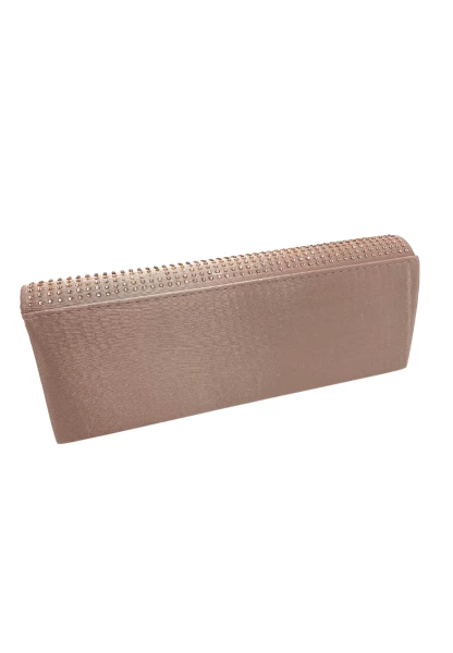Leslii Clutch Handtasche Glitzer Steinchen in Nude Limitierter Zeitrabatt