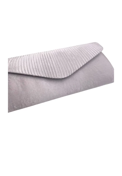 Leslii Clutch Handtasche Schimmer in Grau Flash Sale