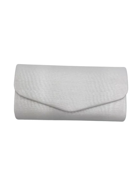 Leslii Clutch Handtasche Schimmer in Weiß Cyber Monday
