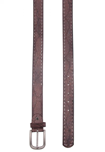 LAST CHANCE Leslii Damen-Gürtel Naht Muster Polyurethan Breite 2,8cm 500212489 Heißer Verkauf