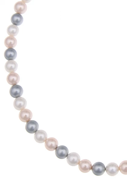 -50% SALE Leslii Damen-Kette Perlen-Collier kurze Halskette Perlen Classic in Multi Neuheiten