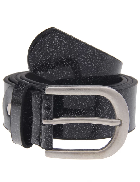 -50% SALE Leslii Gürtel Glitzer Schimmer Schwarz | Damen-Gürtel Mode-Accessoire | Breite 3,2cm Kauf eins, bekomm eins gratis