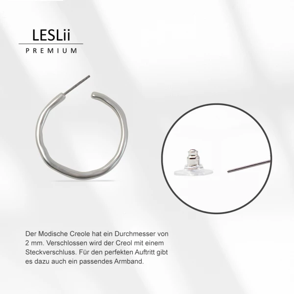Leslii Ohrring - 01/silber Saisonschlussverkauf