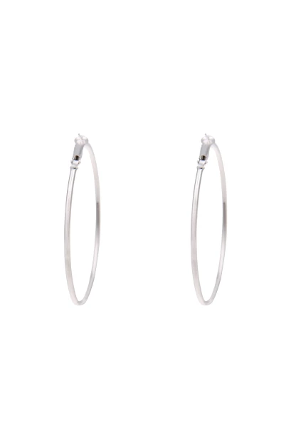 Leslii Ohrringe Creolen Classic in Silber Zeitlich begrenztes Angebot