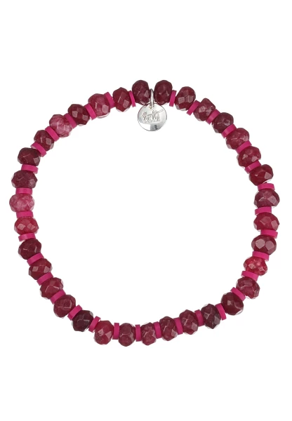 Leslii Armband Glasperlen in Rot Limitierter Zeitrabatt