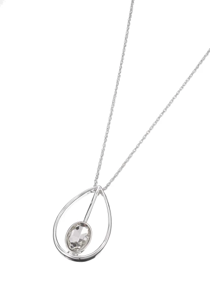 Leslii lange Halskette - 01/silber Speichern exportieren