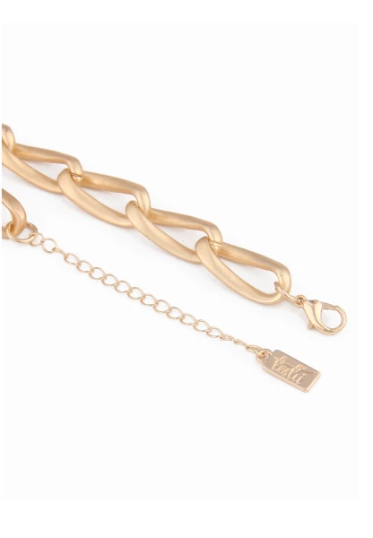 Leslii Kurze Halskette Statement Glieder Gold Outlet