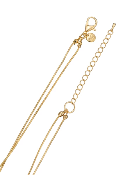 Leslii Kurze Kette Layering Pearls | Gold im Angebot