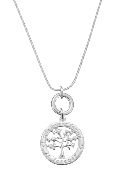 Leslii Lange Kette Lebensbaum Silber Sonderangebot
