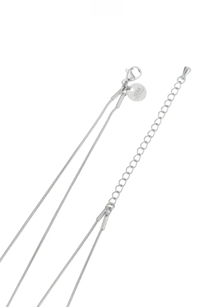 Leslii Kurze Kette Layering Würfel Silber Weihnachtsangebot