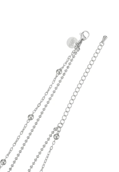 Leslii Kurze Kette Layering Kugeln Silber Neueste Mode
