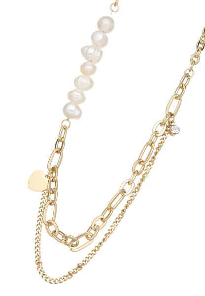 Leslii Kurze Layering-Kette Herz Gold Tägliche Deals