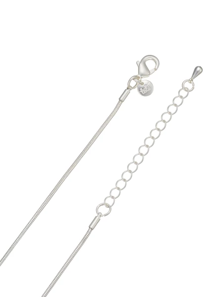 Leslii Lange Kette Perlmutt Anhänger in Silber Sonderangebot der Fabrik