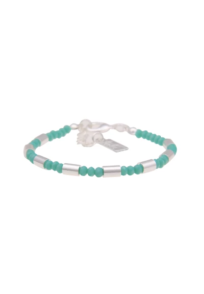 -50% SALE Leslii Armband Glasperlen Filigran in Silber Türkis Online Outlet