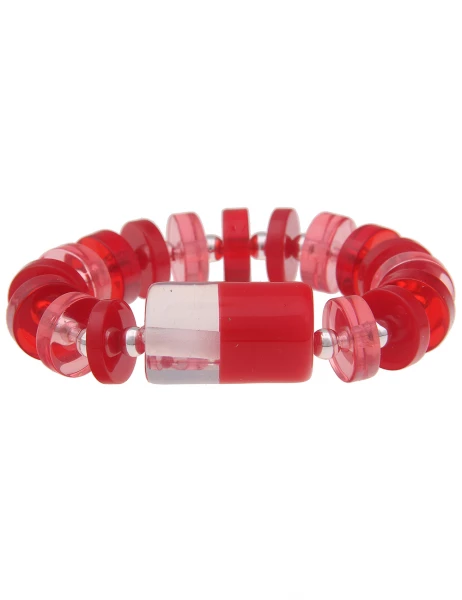 Leslii -50% SALE Armreif im Statement-Look in Rot Kostenlose Rückgabe