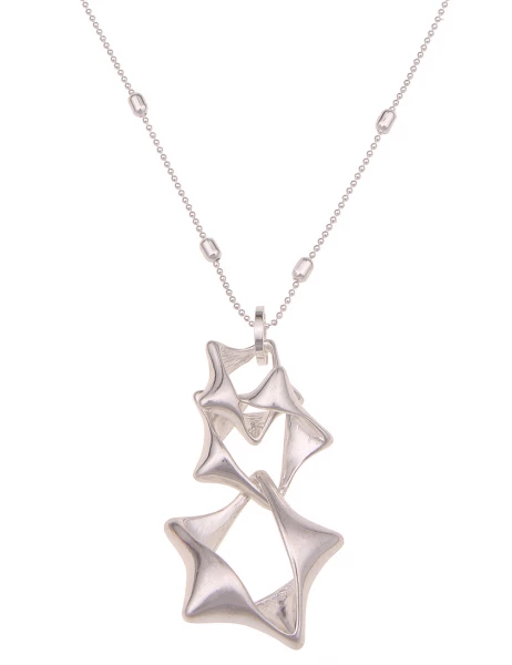 -50% SALE Leslii Lange Halskette Stern Trio in Silber Letzter Tag