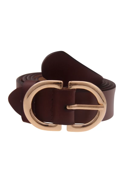 -50% SALE! Leslii Damen-Gürtel brauner Gürtel Basic-Gürtel Braun Super Rabatt