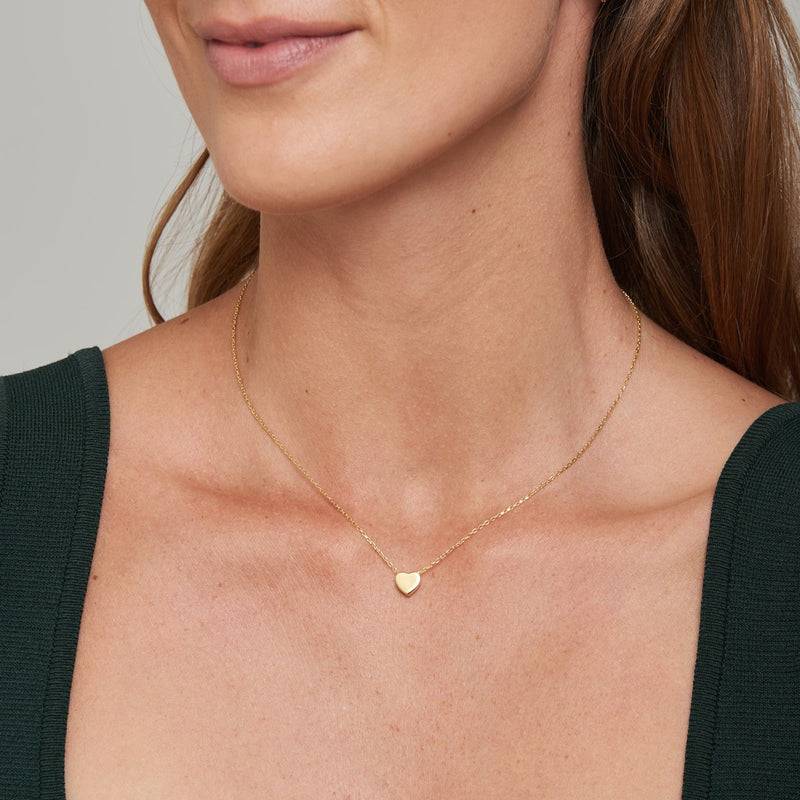 Mosuo Jewellery Herz Gold Halskette - Vermeil Online Outlet
