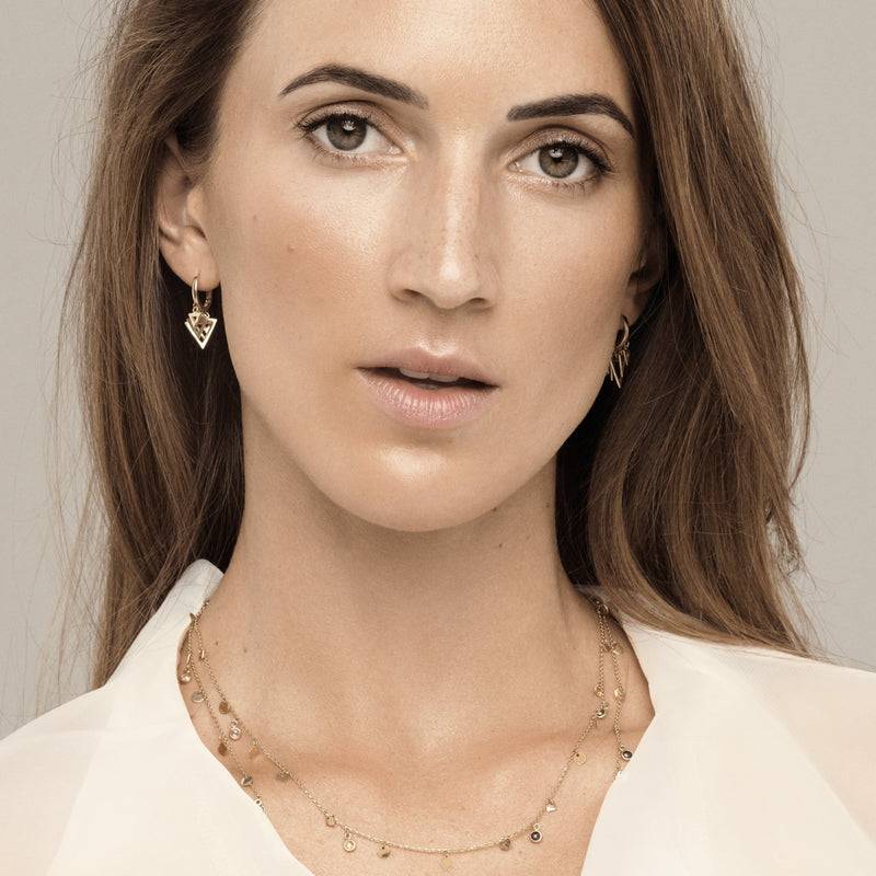 Mosuo Jewellery Dreieck Charm Creolen Räumungsverkauf