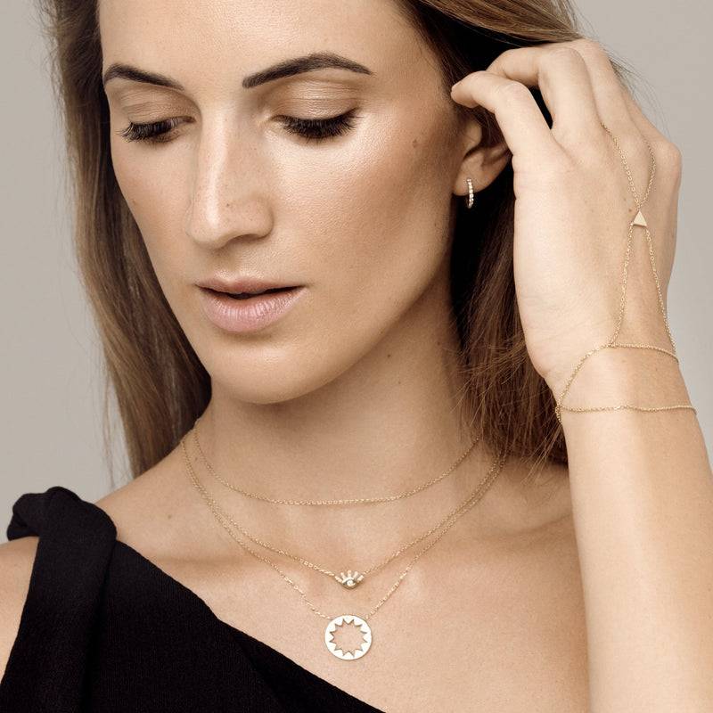 Mosuo Jewellery Dreieck Finger Armband Tägliche Deals