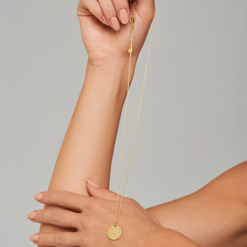 Mosuo Jewellery Vollmond Halskette - Vermeil Super Sparpreis