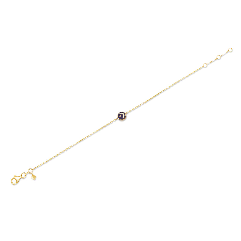 Mosuo Jewellery Emaille Diamant Mond Armband Letzter Tag