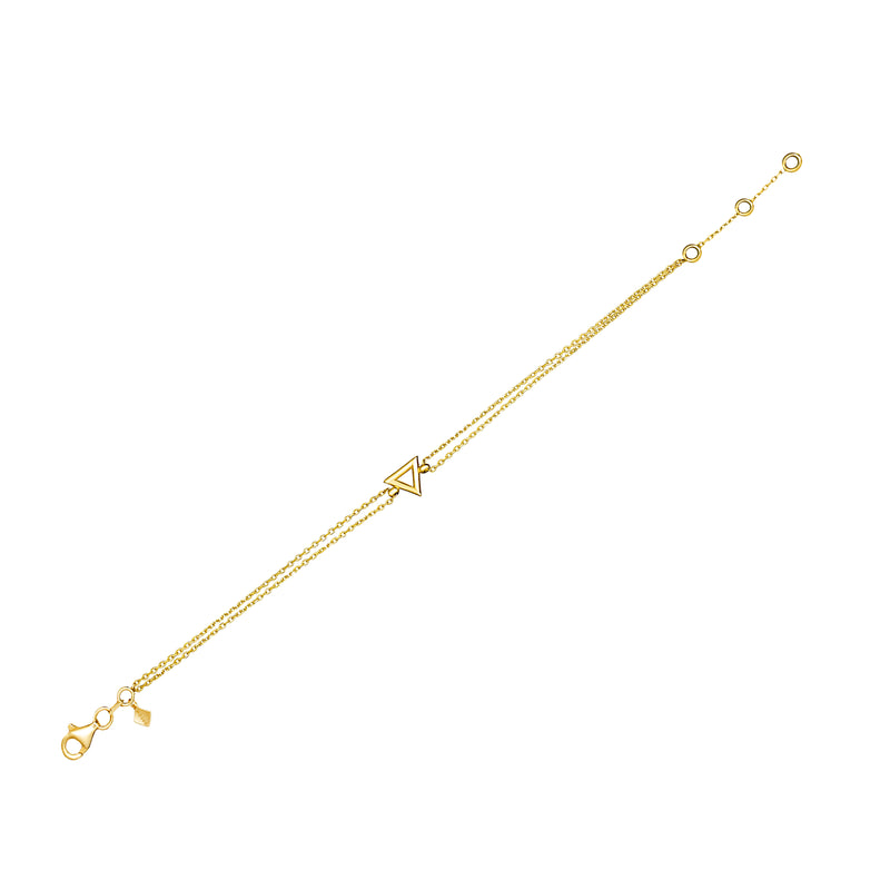 Mosuo Jewellery Dreieck Gold Armband Zeitbegrenzte Promotion