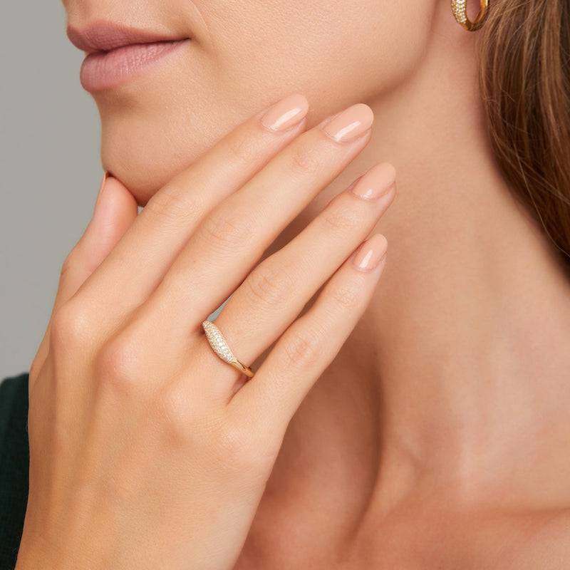 Mosuo Jewellery Athena Topas Ring - Vermeil Begrenzt auf 3 Tage