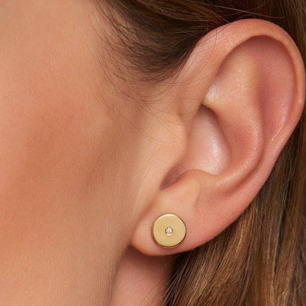 Mosuo Jewellery Brilliant Ohrstecker mit Creole Kostenloser Versand